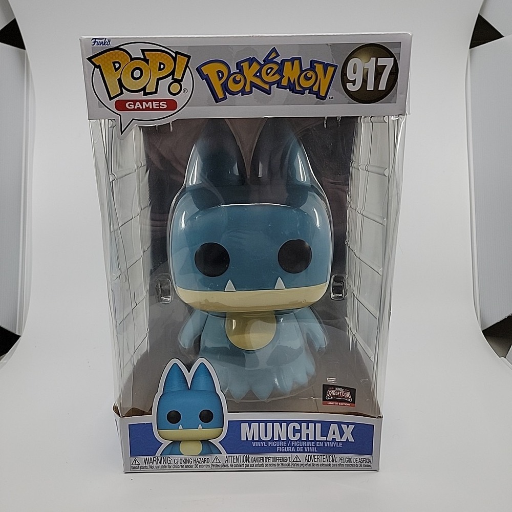 Pokemon - Munchlax 10" Jumbo Pop! Vinyl Figure 917 Target Con 2023 Limited Ed